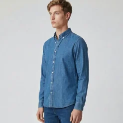 Sale Chemise en jeans bill0100 Homme Homme Chemise