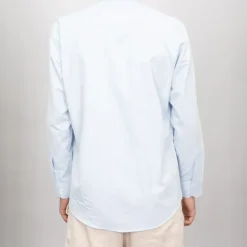 Best Chemise estivale coton col mao Homme Homme Chemise