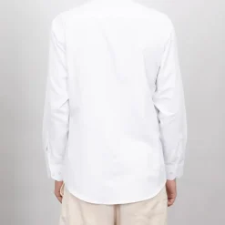 Best Chemise estivale coton col mao Homme Homme Chemise