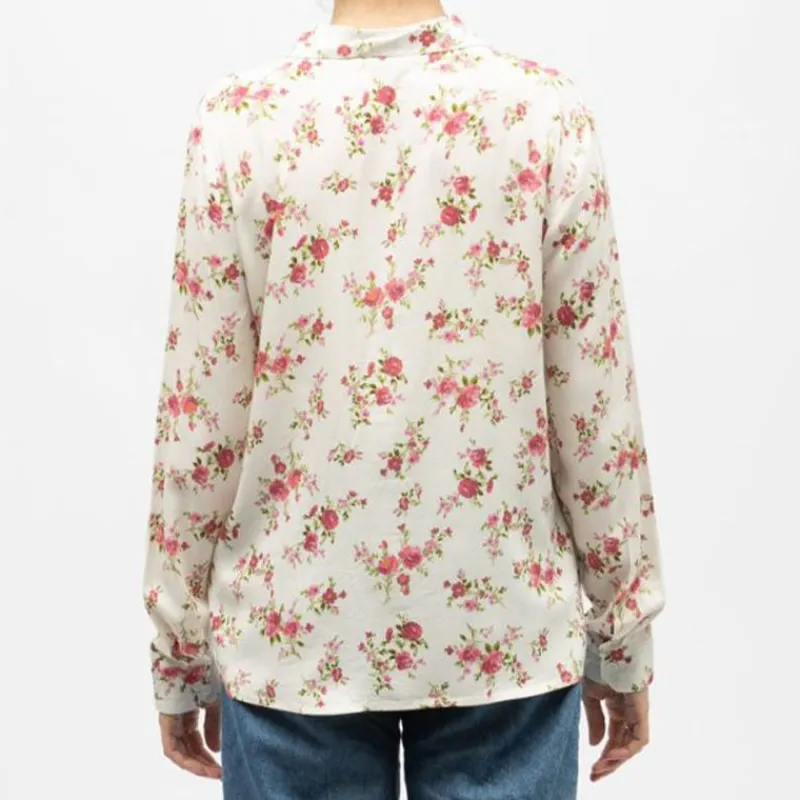 Sale Chemise légère vintage à fleurs cosie Femme Femme Haut, Chemise