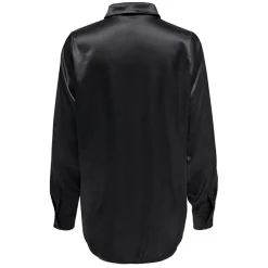 Chemise longue e effet soie Femme Femme Haut, Chemise