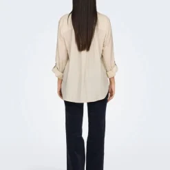 Online Chemise manches 3/4 Lauren lin 15347163 Femme Femme Haut, Chemise