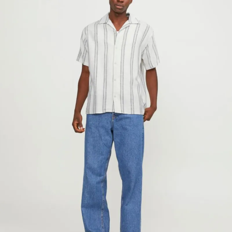 Hot Chemiseà manches courtes cabana sergé Homme Homme Chemise