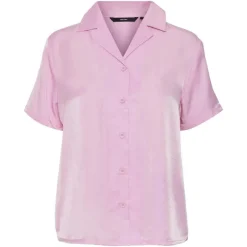 Best Chemise manches courtes ,décontracté uni Femme Femme Haut, Chemise