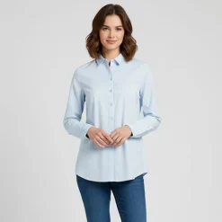 Online Chemise manches longues à rayures Femme Femme Haut, Chemise
