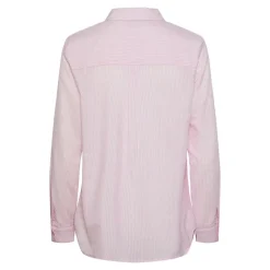 Hot Chemise manches longues à rayures Femme Femme Haut, Chemise