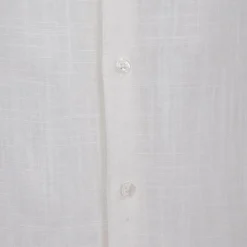 Chemise manches longues lin mélangé Homme Homme Chemise