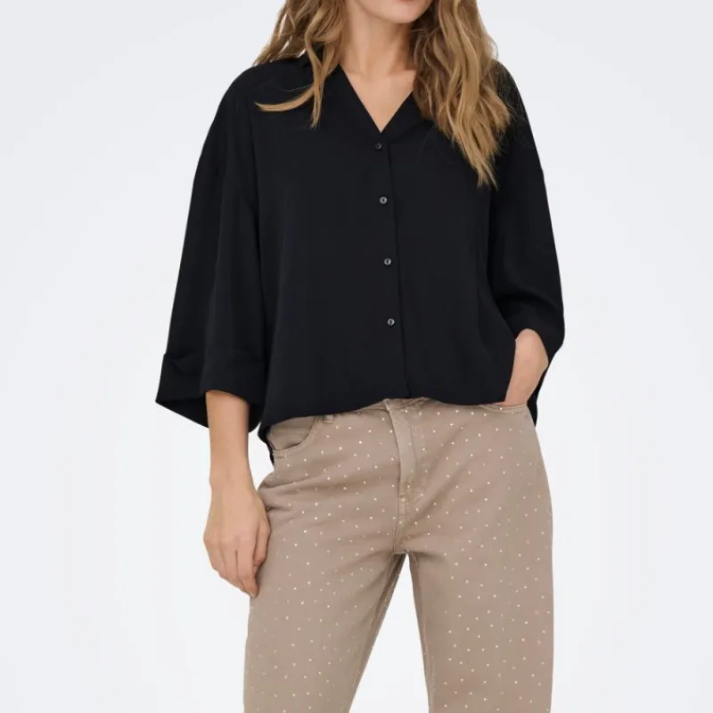 Clearance Chemise nana manches 3/4 regular fit Femme Femme Haut, Chemise