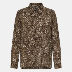 Online Chemise sierra imprimé léopard regular Femme Femme Haut, Chemise