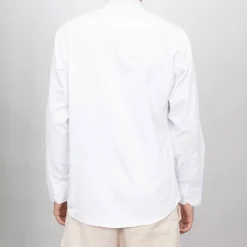 New Chemise unie coton classique Homme Homme Chemise