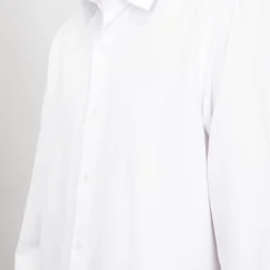 New Chemise unie coton classique Homme Homme Chemise