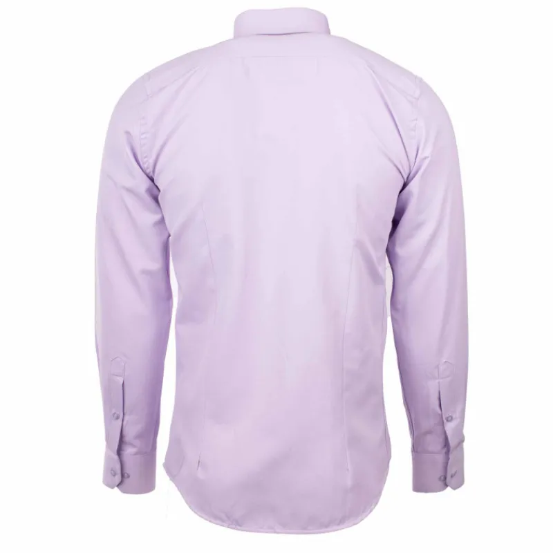 Sale Chemise unie manches longues regular Homme Homme Chemise