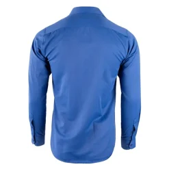 New Chemise unie manches longues regular Homme Homme Chemise