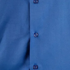 New Chemise unie manches longues regular Homme Homme Chemise