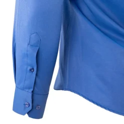 New Chemise unie manches longues regular Homme Homme Chemise