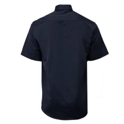 Online Chemise unie mc regular noire bill302 Homme Homme Chemise