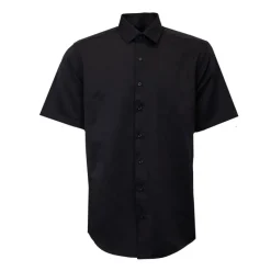 Sale Chemise unie mc regular e bill302 Homme Homme Chemise