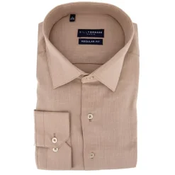 Sale Chemise unie regular fit coton aspect lin Homme Homme Chemise