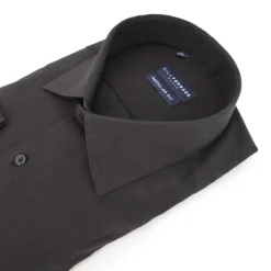 Clearance Chemise unie regular fit coton aspect lin Homme Homme Chemise