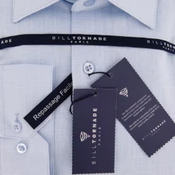 Outlet Chemise unie regular fit coton aspect lin Homme Homme Chemise