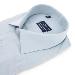 Outlet Chemise unie regular fit coton aspect lin Homme Homme Chemise