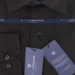 Outlet Chemise unie regular fit coton aspect lin Homme Homme Chemise