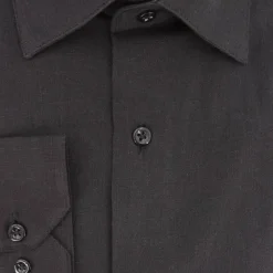 Outlet Chemise unie regular fit coton aspect lin Homme Homme Chemise