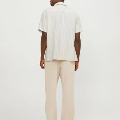 Online Chemisette cabana à rayures tissu sergé Homme Homme Chemise