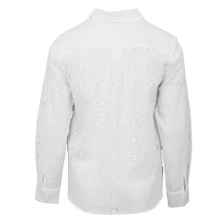 Hot Chemisier broderie anglaise clodia Femme Femme Haut, Chemise