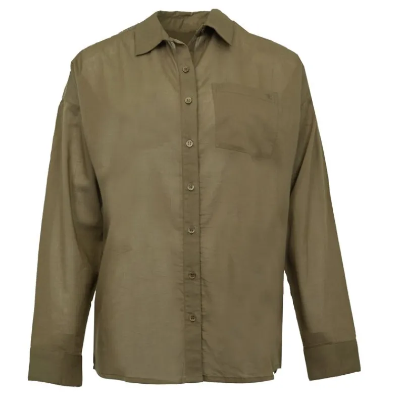 Best Chemisier fin Coralia léger Femme Femme Haut, Chemise