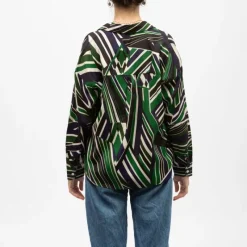 Chemisier imprimé graphique chanice Femme Femme Haut, Chemise