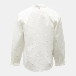 New Chemisier noir claryne à motif coeurs brodés Femme Femme Haut, Chemise