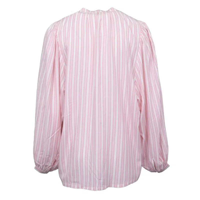 Clearance Chemisier rayé Caisy col V Femme Femme Haut, Chemise