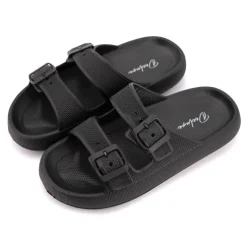 Hot Claquette couleur uni Femme Femme Tongs, Mules