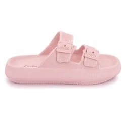 Best Claquette couleur uni Femme Femme Tongs, Mules