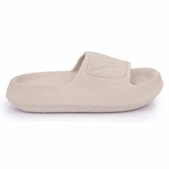 Discount Claquette uni bout rond Femme Femme Tongs, Mules