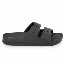 Clearance Claquette uni caoutchouc Femme Femme Tongs, Mules