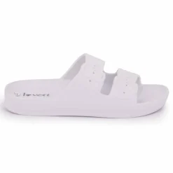 Discount Claquette uni caoutchouc Femme Femme Tongs, Mules