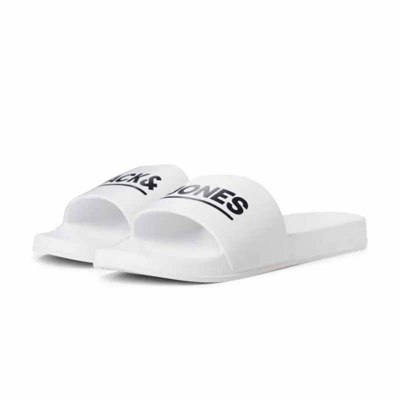 Claquette/mules uni avec logo Homme Homme Tongs, Mules, Sandales