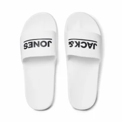 Claquette/mules uni avec logo Homme Homme Tongs, Mules, Sandales