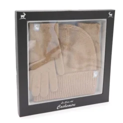 New Coffret bonnet + gant assortis Femme Femme Gants