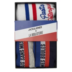 Sale Coffret cadeau boxers/chaussettes inscription coton stretch Homme Homme Boxer, Caleçon|Vetements De Sports Homme