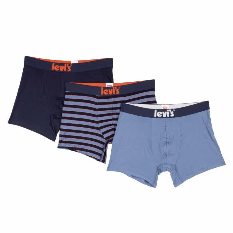 Outlet Coffret cadeau de 3 boxers en coton Homme Homme Boxer, Caleçon