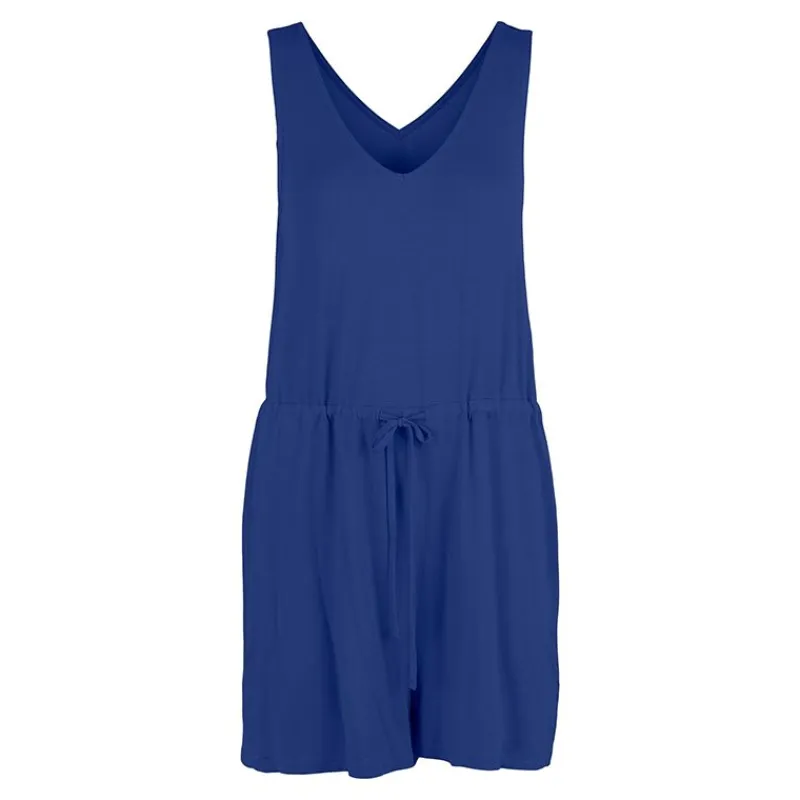 Clearance Combishort col v sans manche pcneora Femme Femme Combinaison