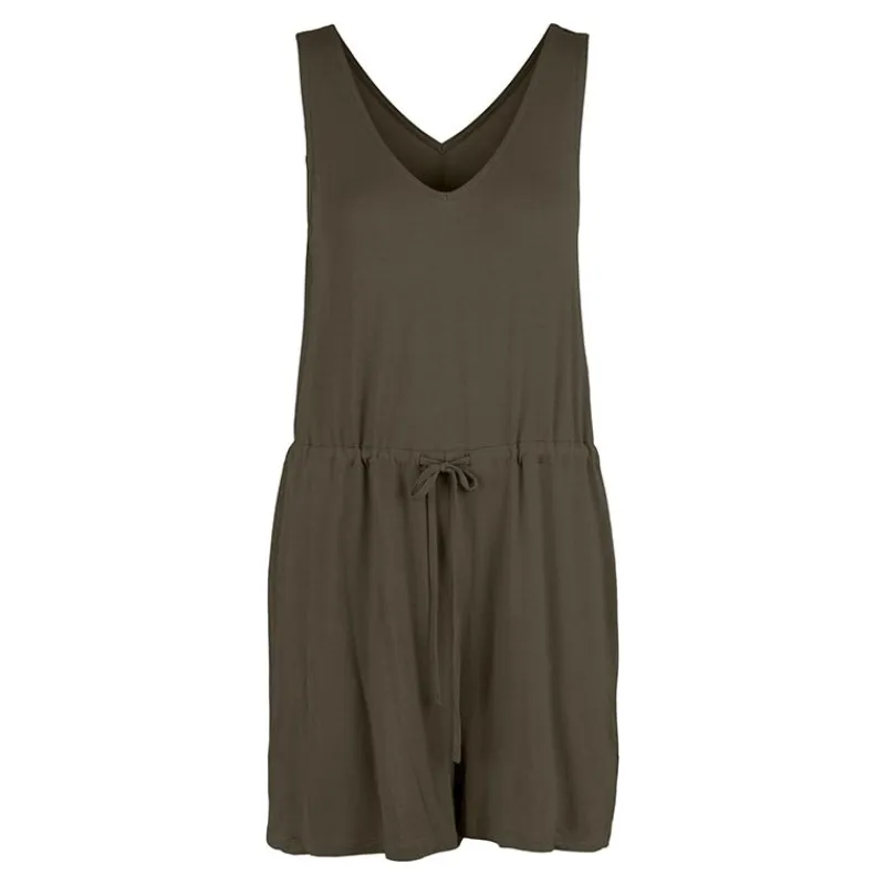 Sale Combishort col v sans manche pcneora Femme Femme Combinaison