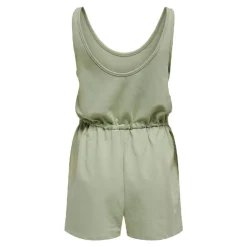 Combishort sans manches avec perles uni Femme Femme Combinaison