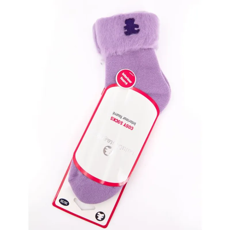 Outlet Cosy socks a revers letty 36/38 - 39/41 Femme Femme Chaussettes
