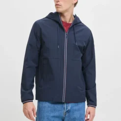Discount Coupe-vent Brook avec zip à capuche Homme Homme Veste, Doudoune, Manteau