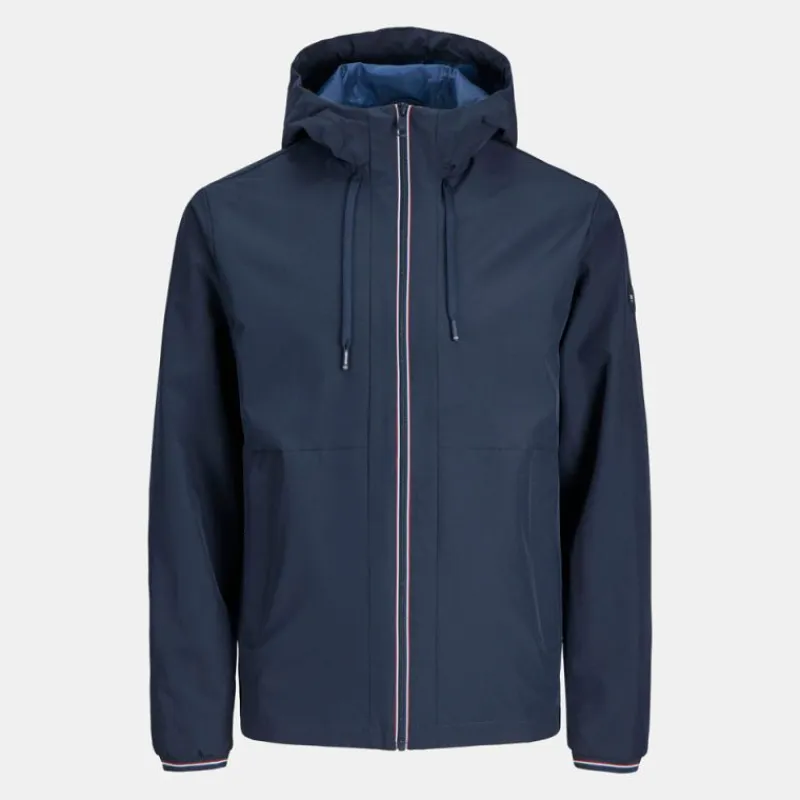 Discount Coupe-vent Brook avec zip à capuche Homme Homme Veste, Doudoune, Manteau