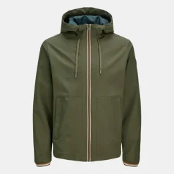 New Coupe-vent Brook avec zip à capuche Homme Homme Veste, Doudoune, Manteau